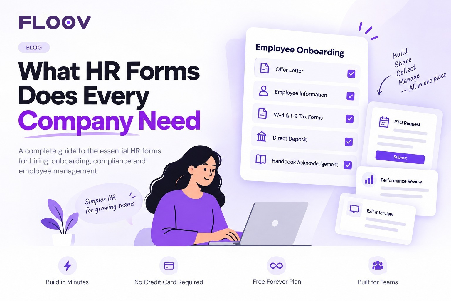 Essential HR forms for employee onboarding, payroll, compliance, and offboarding.